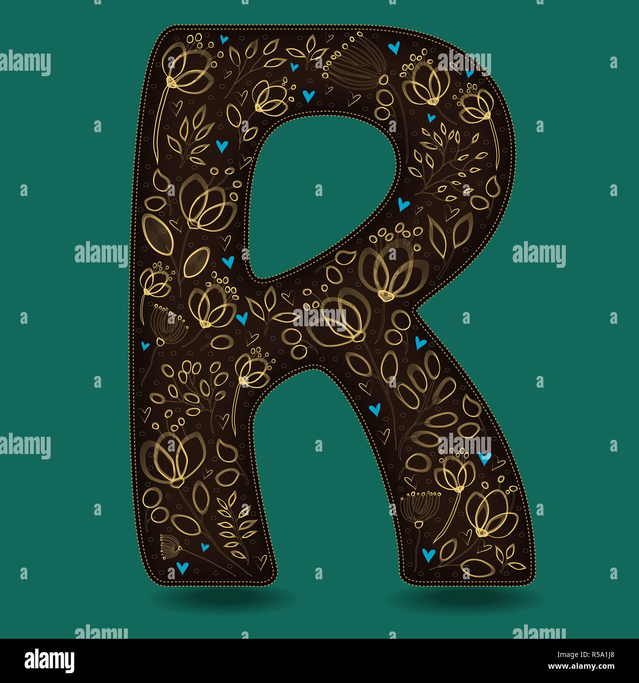 R form letter hi-res stock photography and images - Alamy