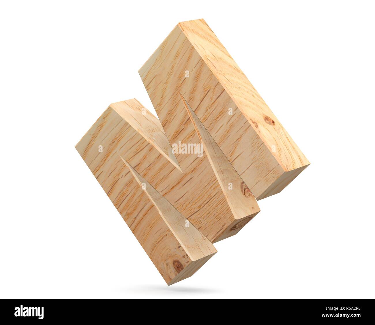 3D decorative wooden Alphabet, capital letter M Stock Photo - Alamy
