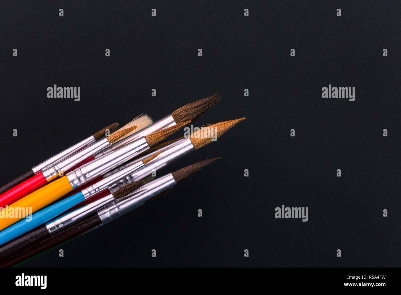 Photo of paint brushes hi-res stock photography and images - Alamy