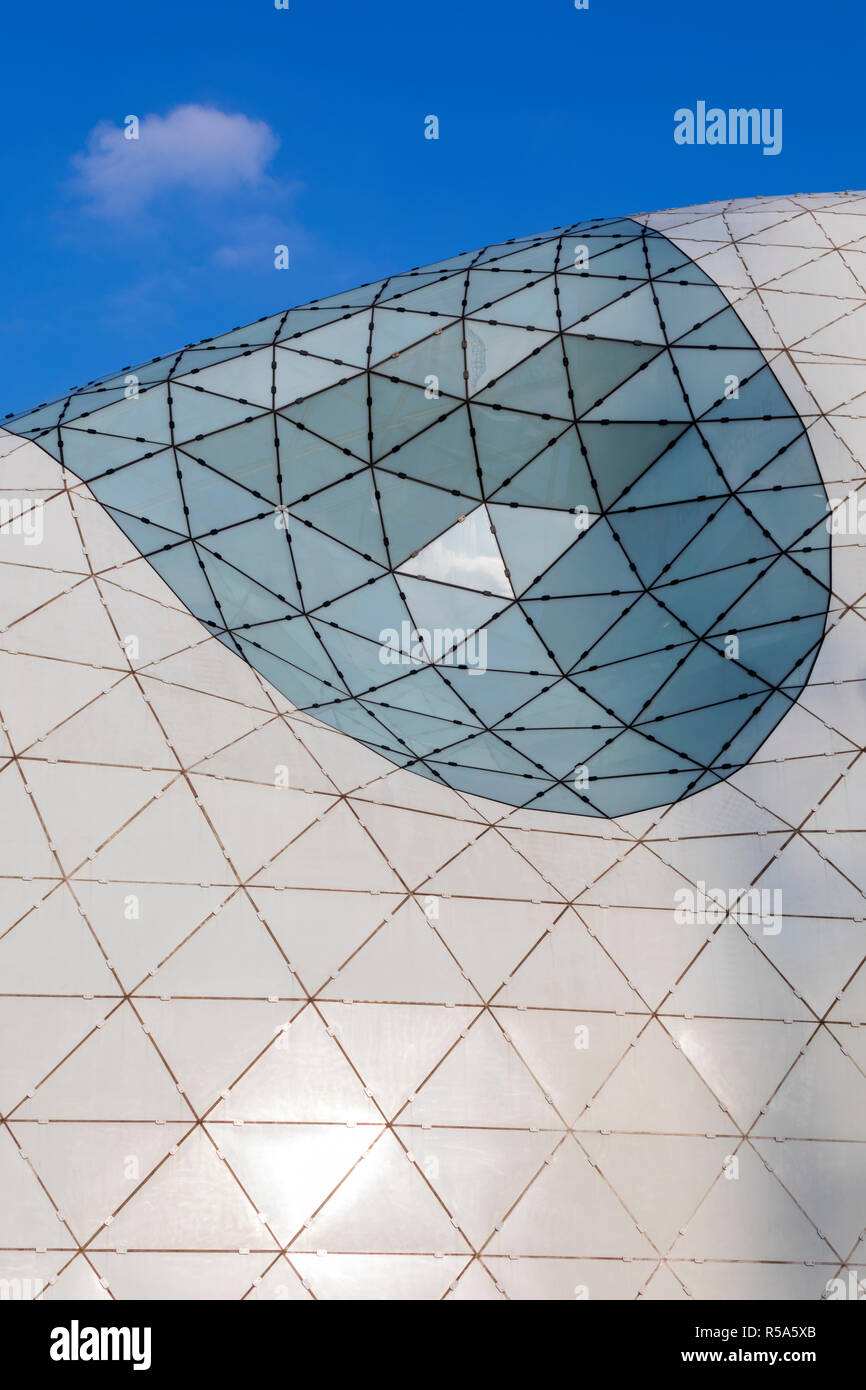 The Blob is a futuristic building in Eindhoven, North Brabant, The Netherlands, Europe. Stock Photo