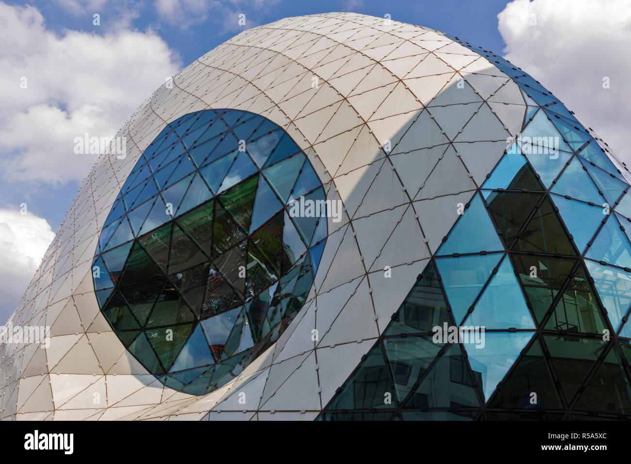 The Blob is a futuristic building in Eindhoven, North Brabant, The Netherlands, Europe. Stock Photo