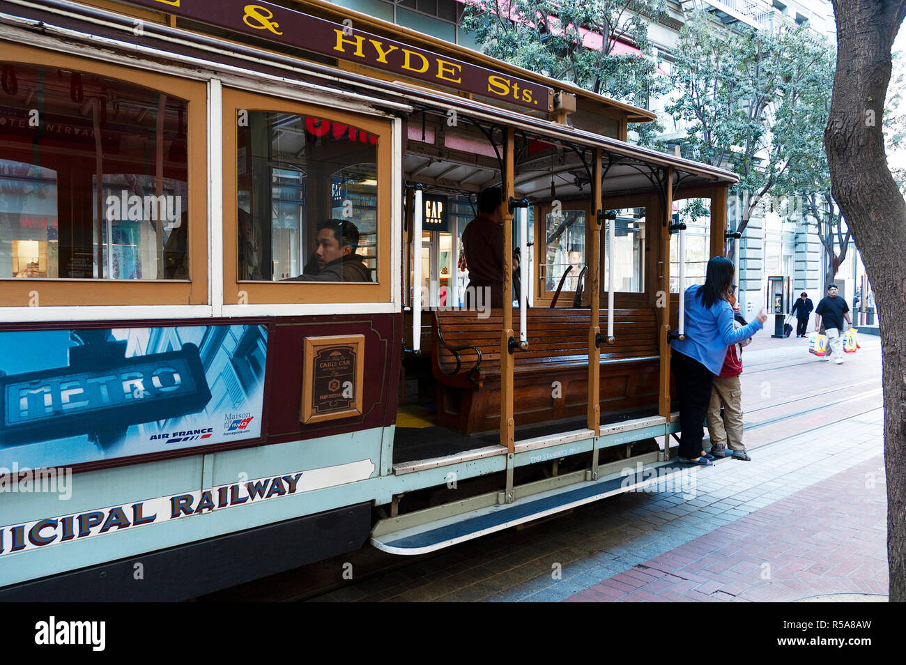 Street car San Francisco USA Stock Photo Alamy