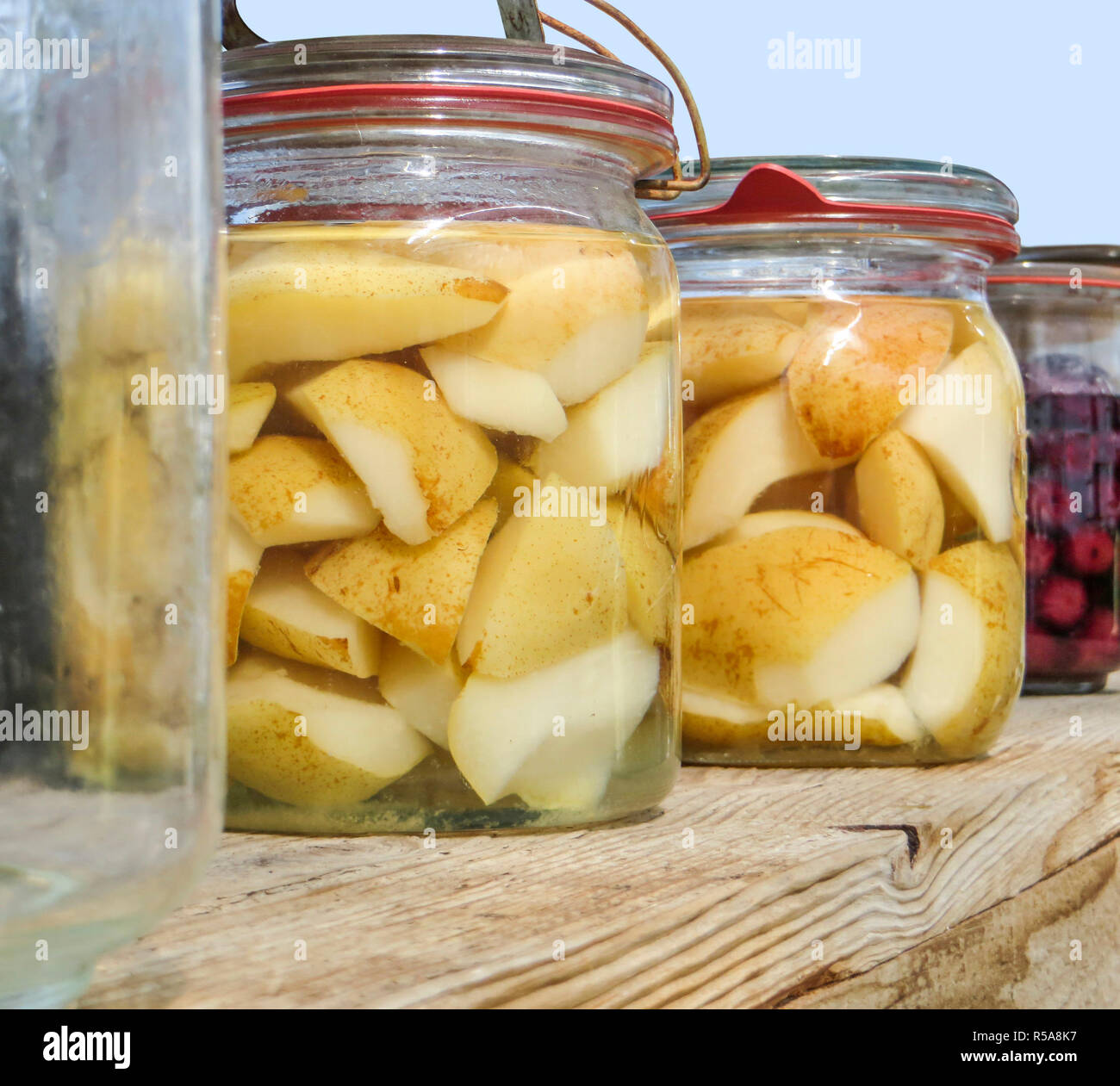 some preserving bottles Stock Photo Alamy