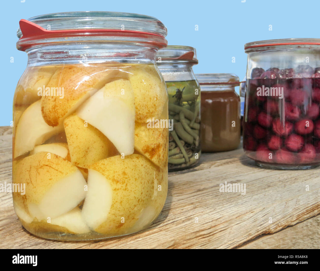 some preserving bottles Stock Photo Alamy