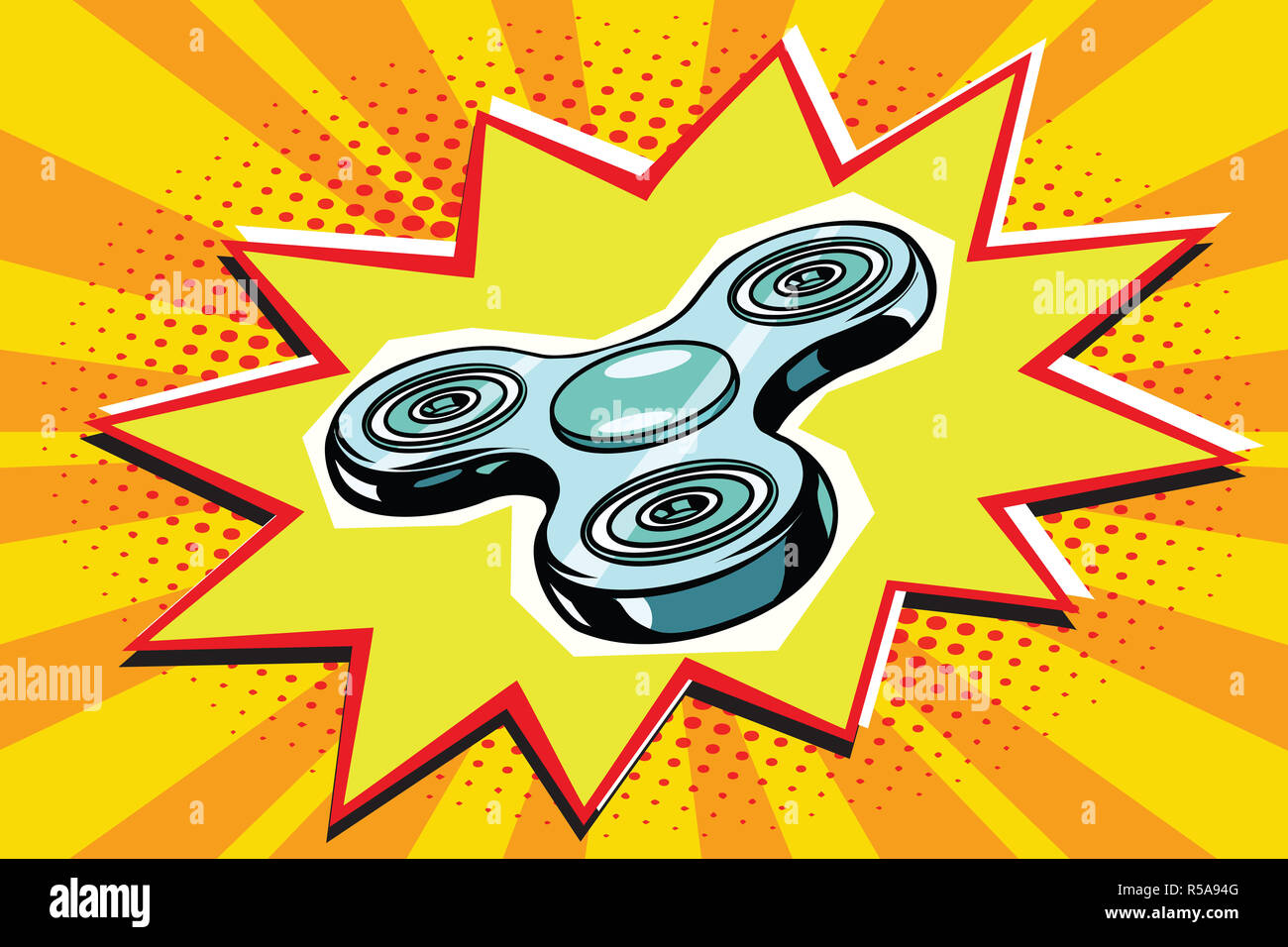 fidget hand spinner Stock Photo Alamy