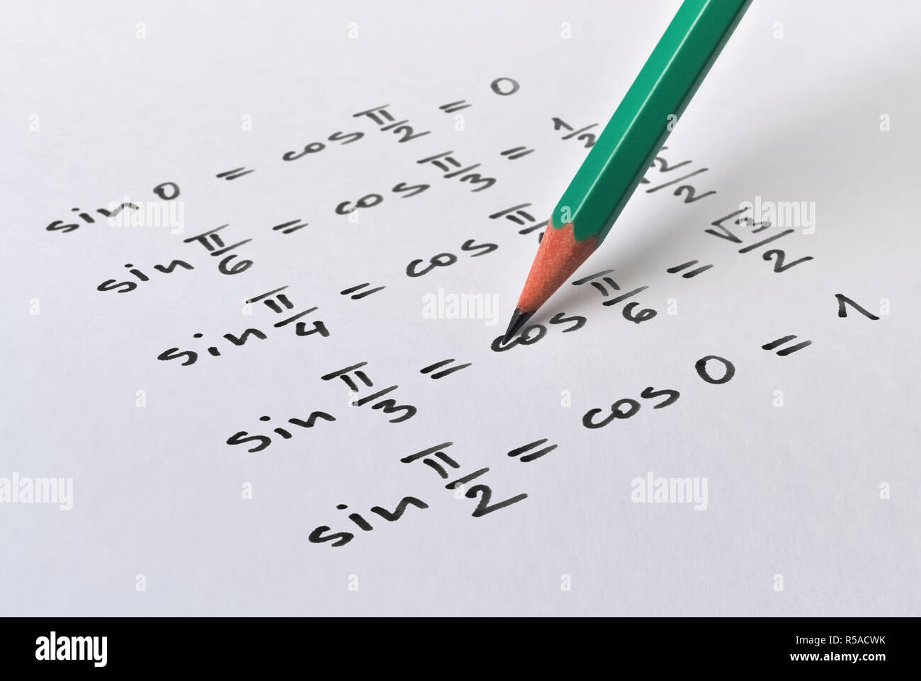 Trigonometric functions hi-res stock photography and images - Alamy