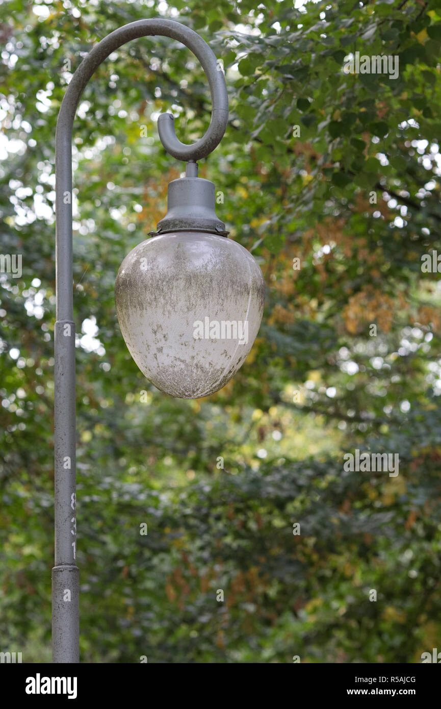 Vintage decorative steel lamp post Stock Photo Alamy