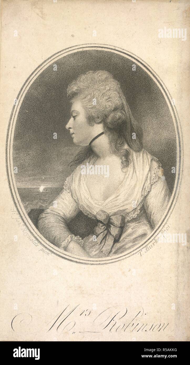 Mrs Robinson. Mary Robinson, nÃ©e Darby, known as Perdita (1758-1800 ...