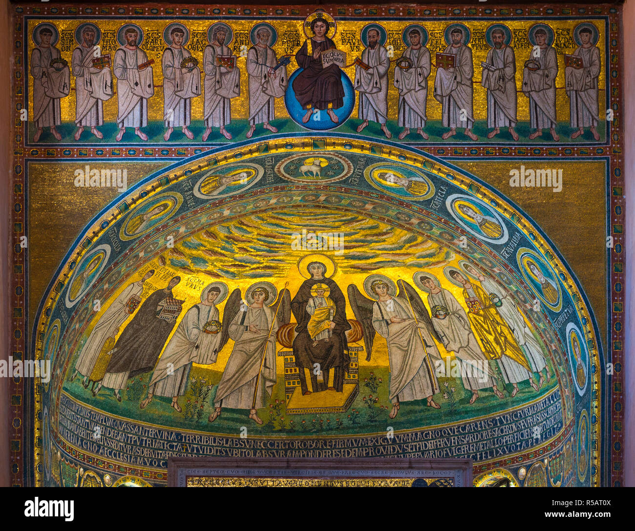 Croatia, Istria, Porec, Euphrasian Basilica (Eufrazijeva bazilika) Stock Photo
