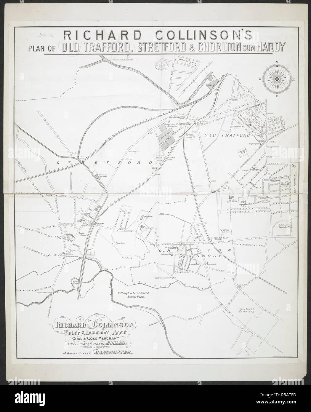 A plan of Old Trafford, Stretford and ChorltoncumHardy. R. Collinson