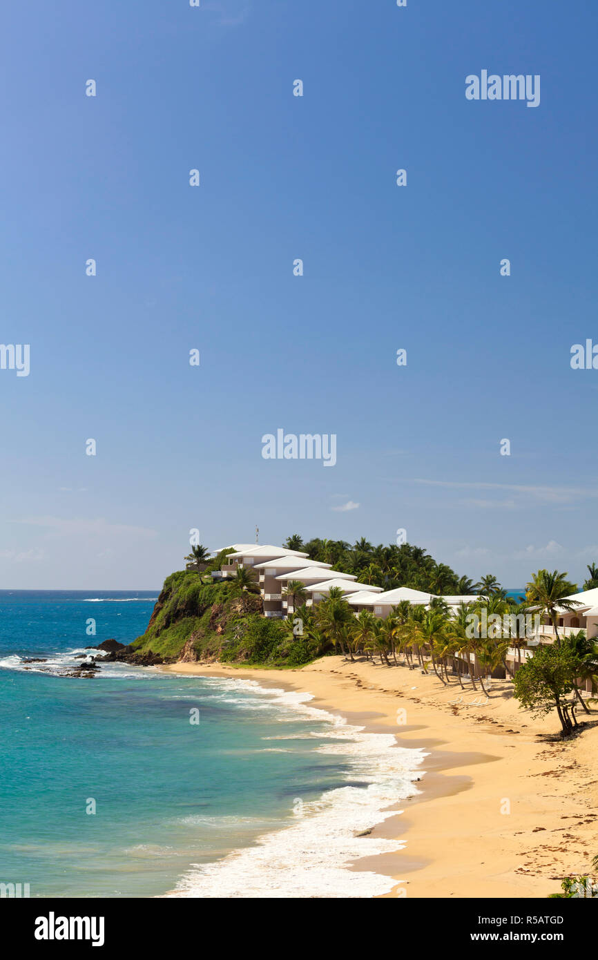 Caribbean Antigua And Barbuda Curtain Bluff Beach Stock Photo