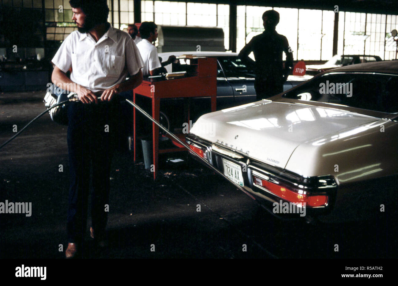 August 1975 - City Employee of an Auto Emission Inspection Station in