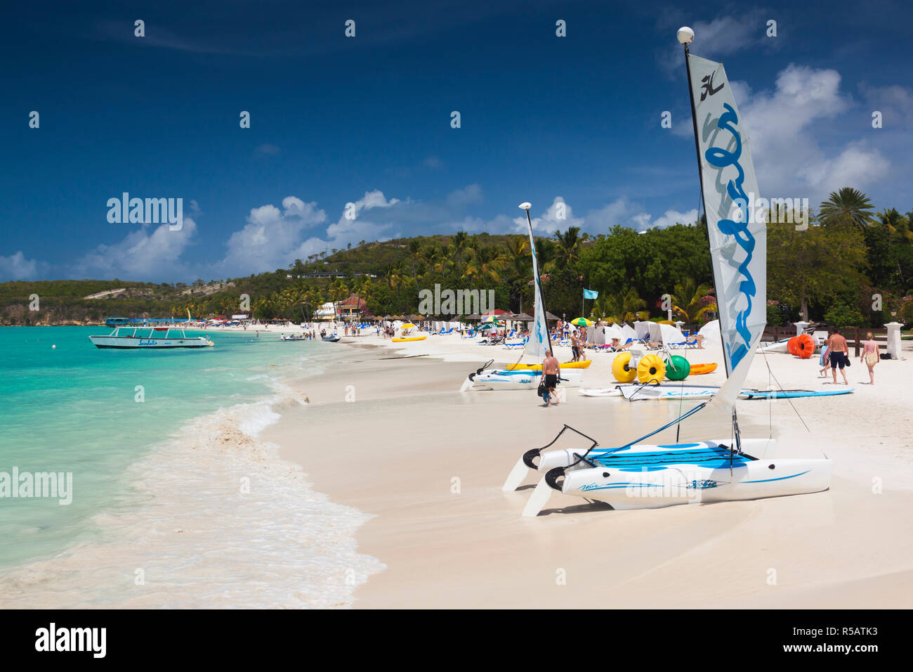Antigua and Barbuda, Antigua, Dickenson Bay, beach, sailboats Stock Photo Alamy Antigua and Barbuda, Antigua, Dickenson Bay, beach, sailboats Stock Photo Alamy