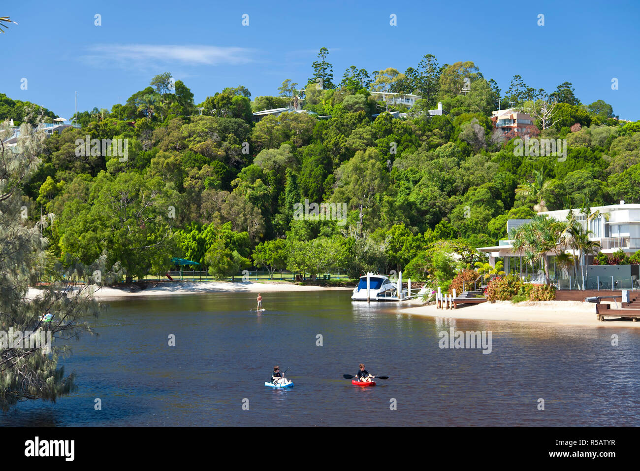 Noosa River, Noosa Heads, Queensland, Australia Stock Photo Alamy