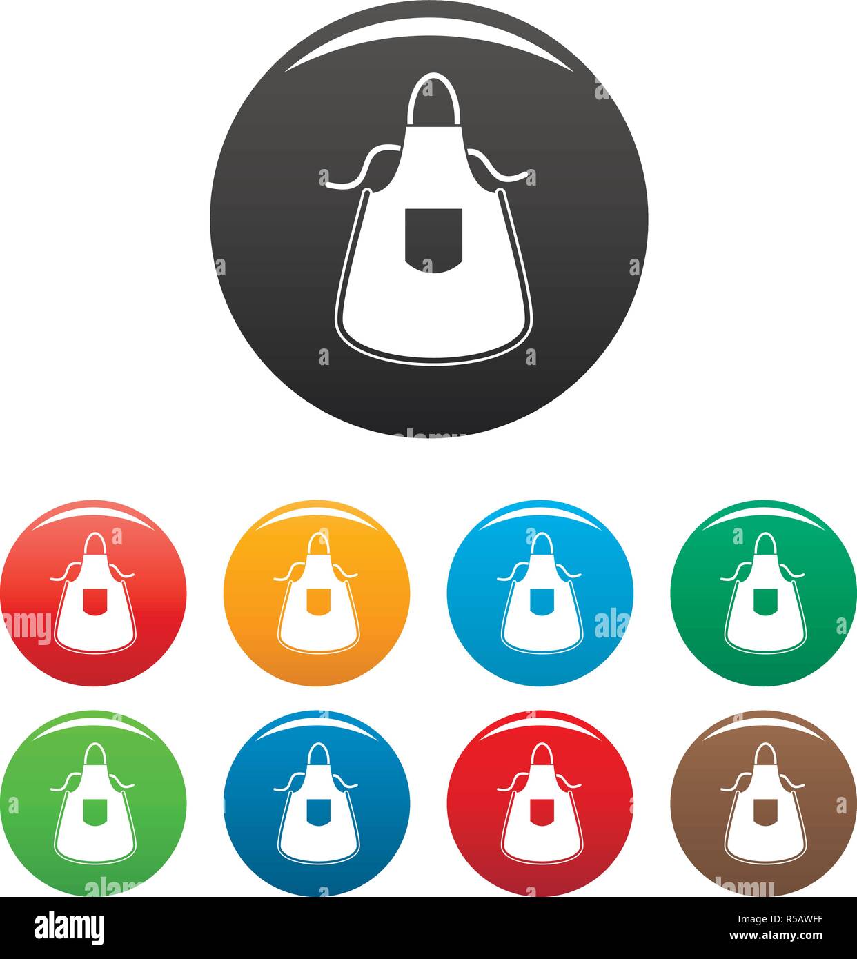 Female apron servant Stock Vector Images - Alamy