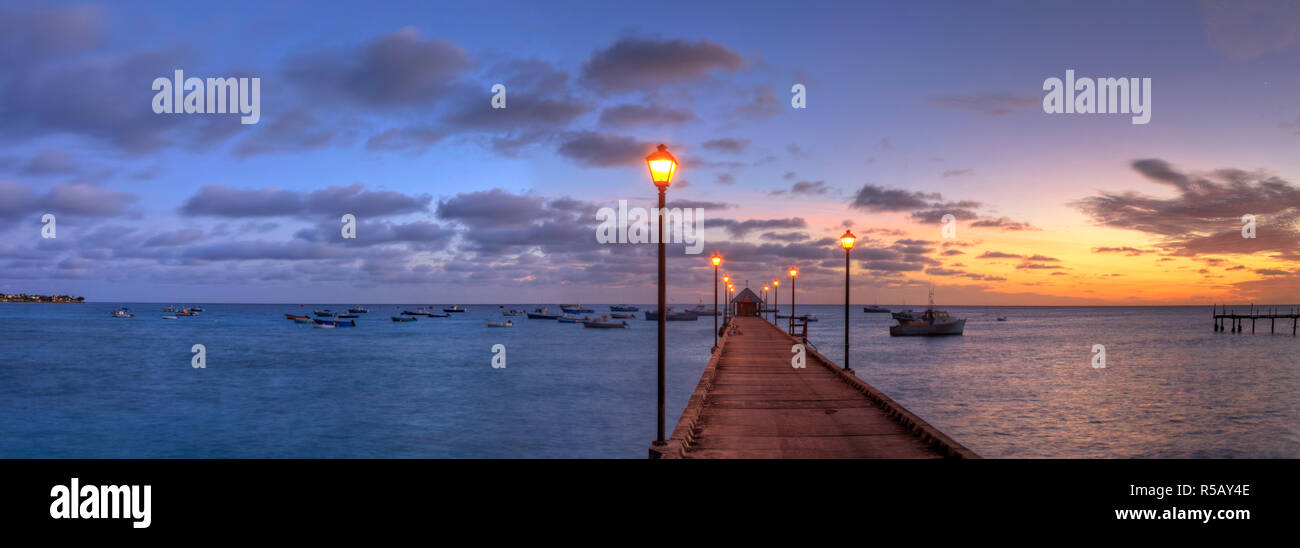 Caribbean, Barbados, Oistins, Boat Jetty Stock Photo Alamy
