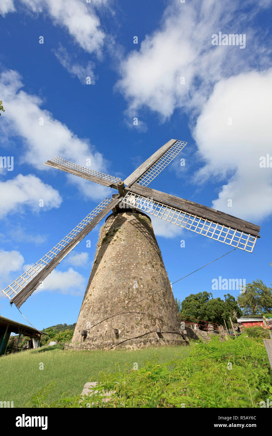 Caribbean, Barbados, Lewis Sugar Mill (Last working Mill in the