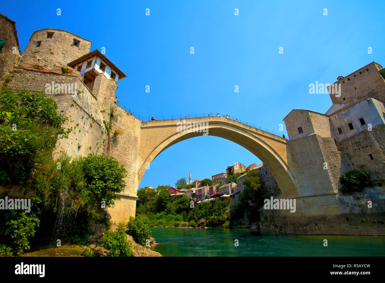the-mostar-bridge-reconstruction-hi-res-stock-photography-and-images