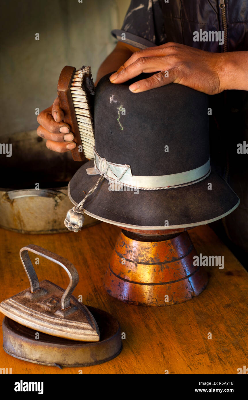 Bowler hat sombrero hi-res stock 