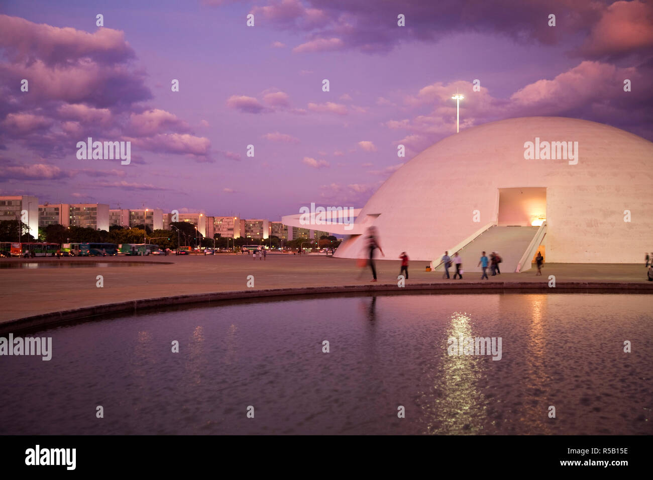 Brazil, Distrito Federal-Brasilia, Brasilia, Cultural Complex of the Republic, National Museum Stock Photo