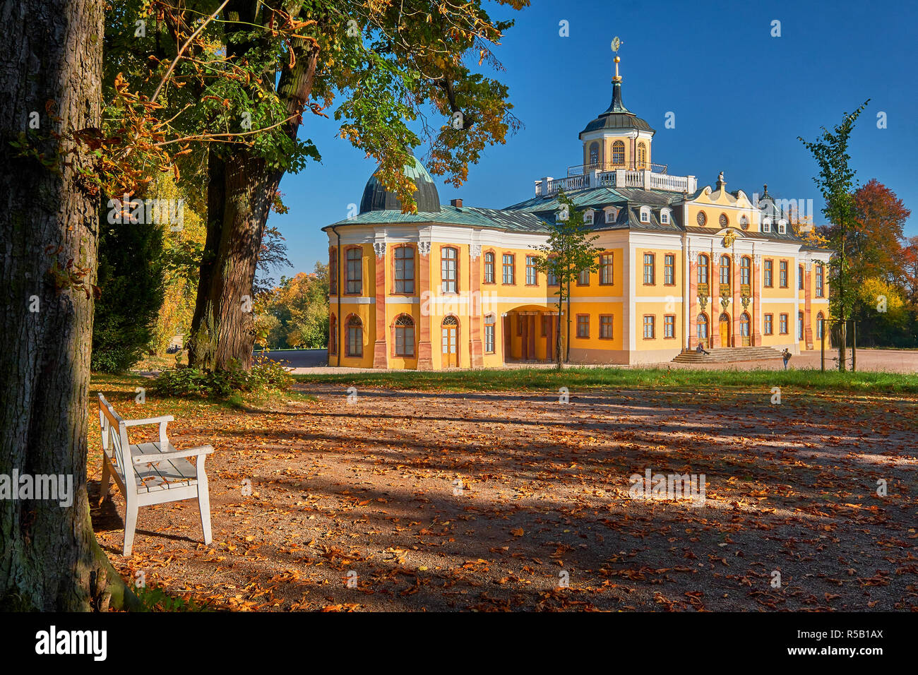 Castle Belvedere, Weimar, Thuringia, Germany Stock Photo