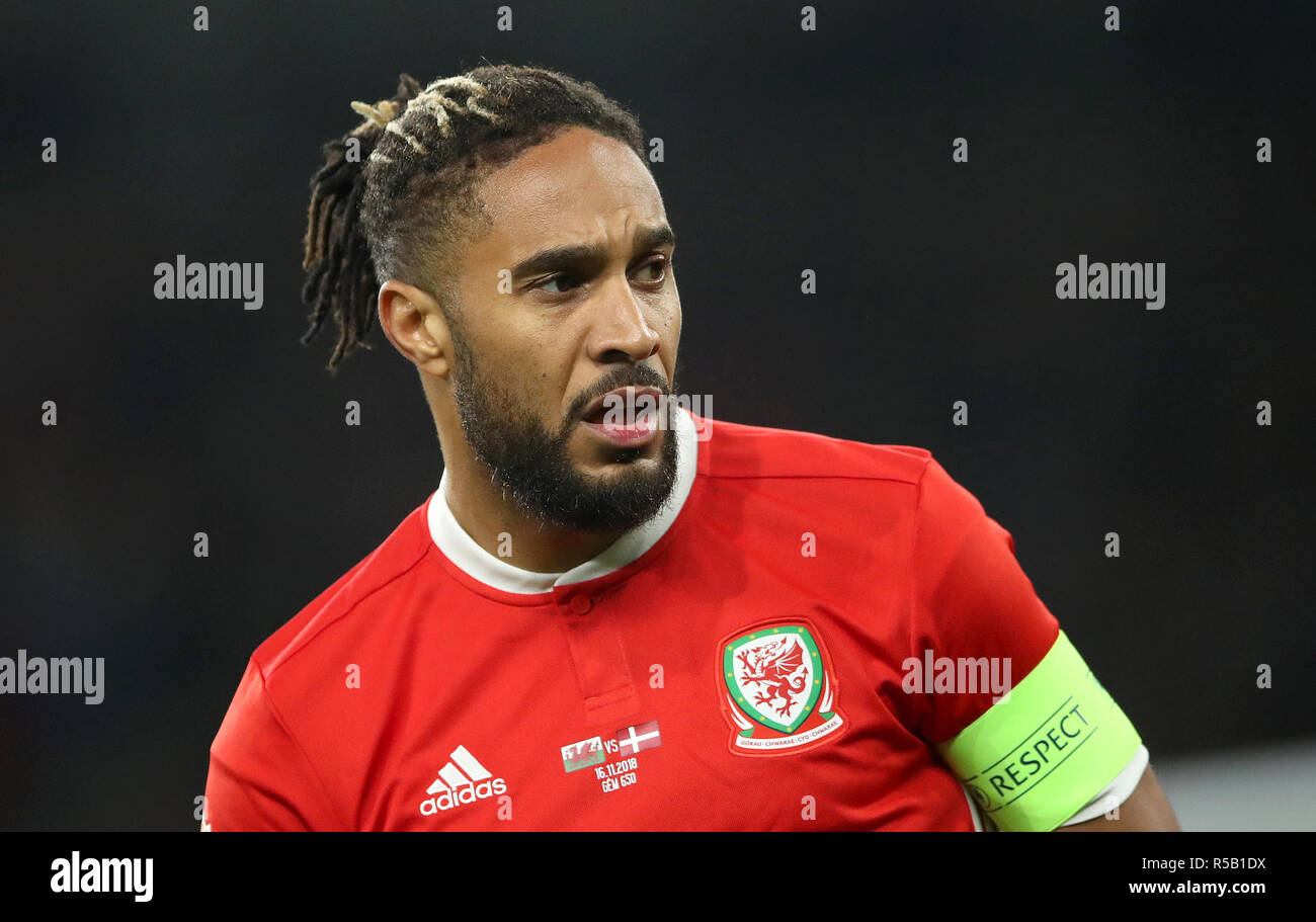 Wales' Ashley Williams Stock Photo Alamy