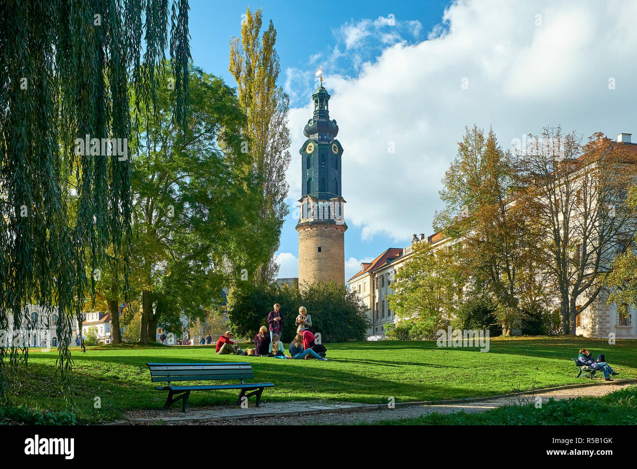 Residential Palace in Weimar, Thuringia, Germany Stock Photo