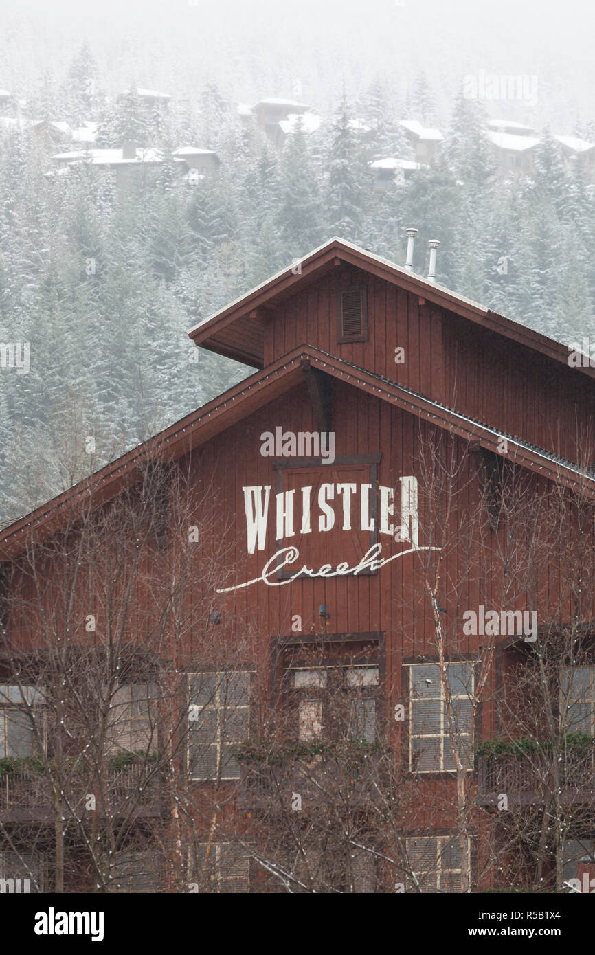 Whistler creekside resort hires stock photography and images Alamy