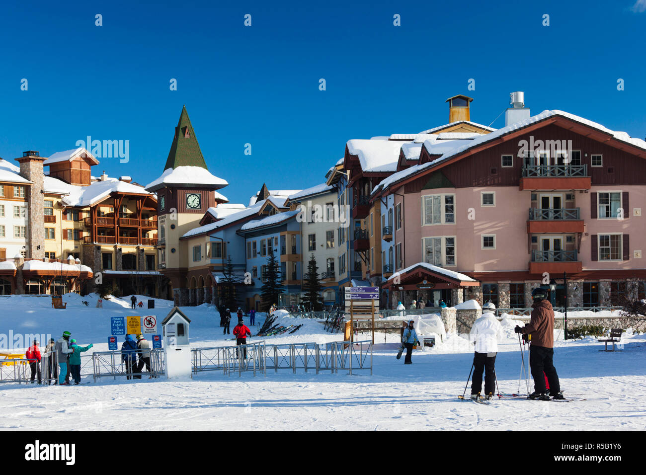Canada, British Columbia, Sun Peaks, Sun Peaks Resort Stock Photo Alamy