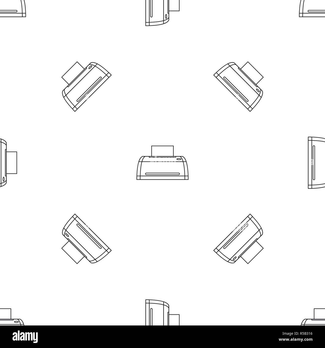 Digital printer pattern seamless vector repeat geometric for any web design Stock Vector