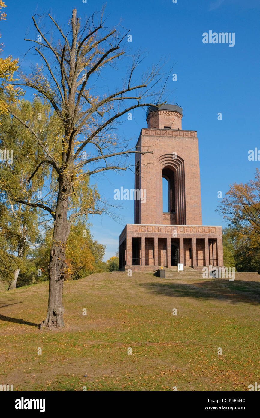 Bismarck tower, Burg, Spreewald, Spree-Neisse district, Brandenburg, Germany Stock Photo