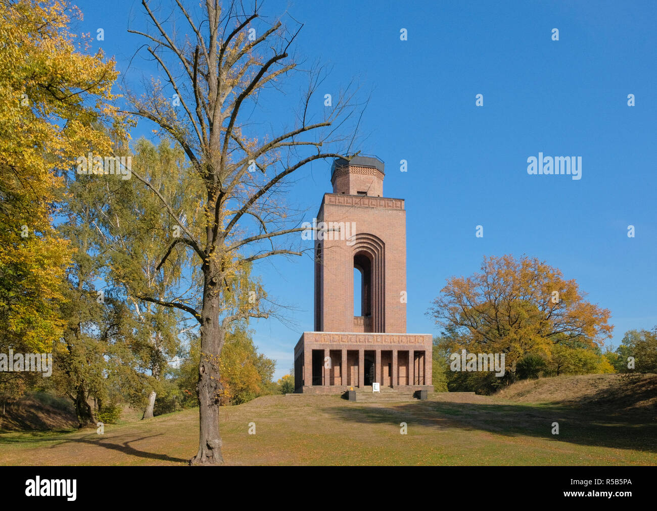 Bismarck tower, Burg, Spreewald, Spree-Neisse district, Brandenburg, Germany Stock Photo