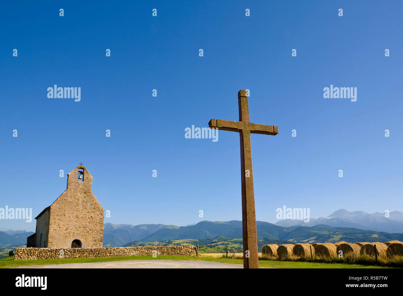 Chapel Cieutat, Hautes-Pyrenees, France Stock Photo