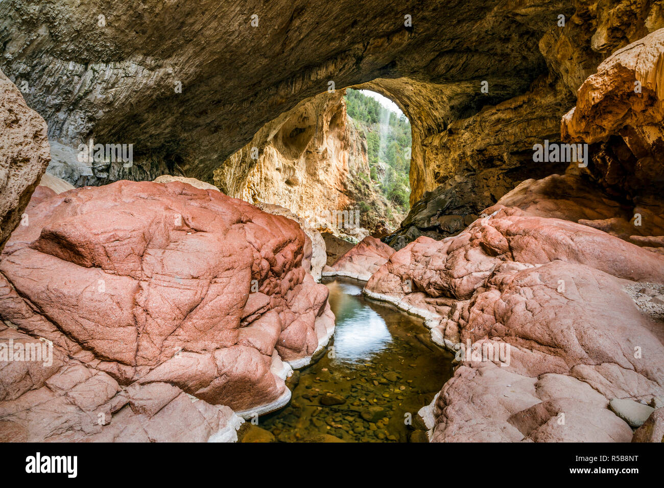 Tonto Natural Bridge is a natural arch in Arizona, USA, that is