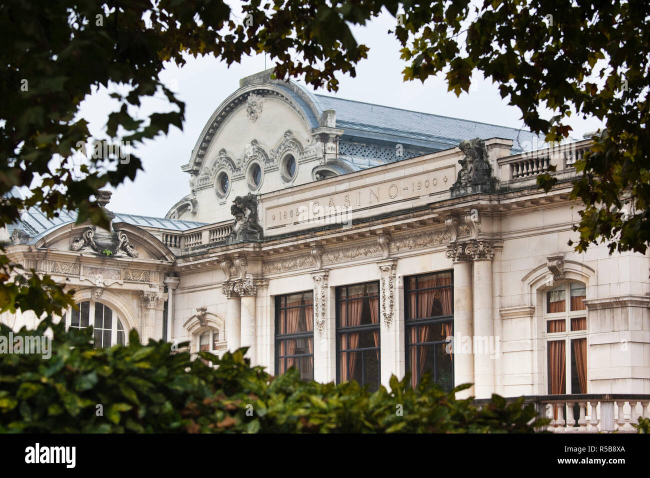 France, Allier Department, Auvergne Region, Vichy, Grand Casino Stock Photo