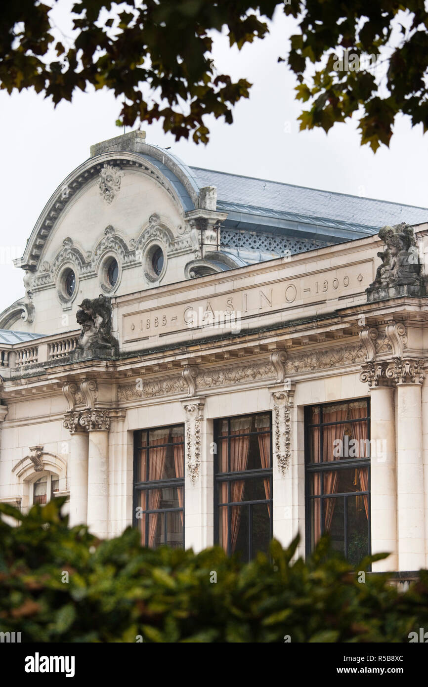 France, Allier Department, Auvergne Region, Vichy, Grand Casino Stock Photo