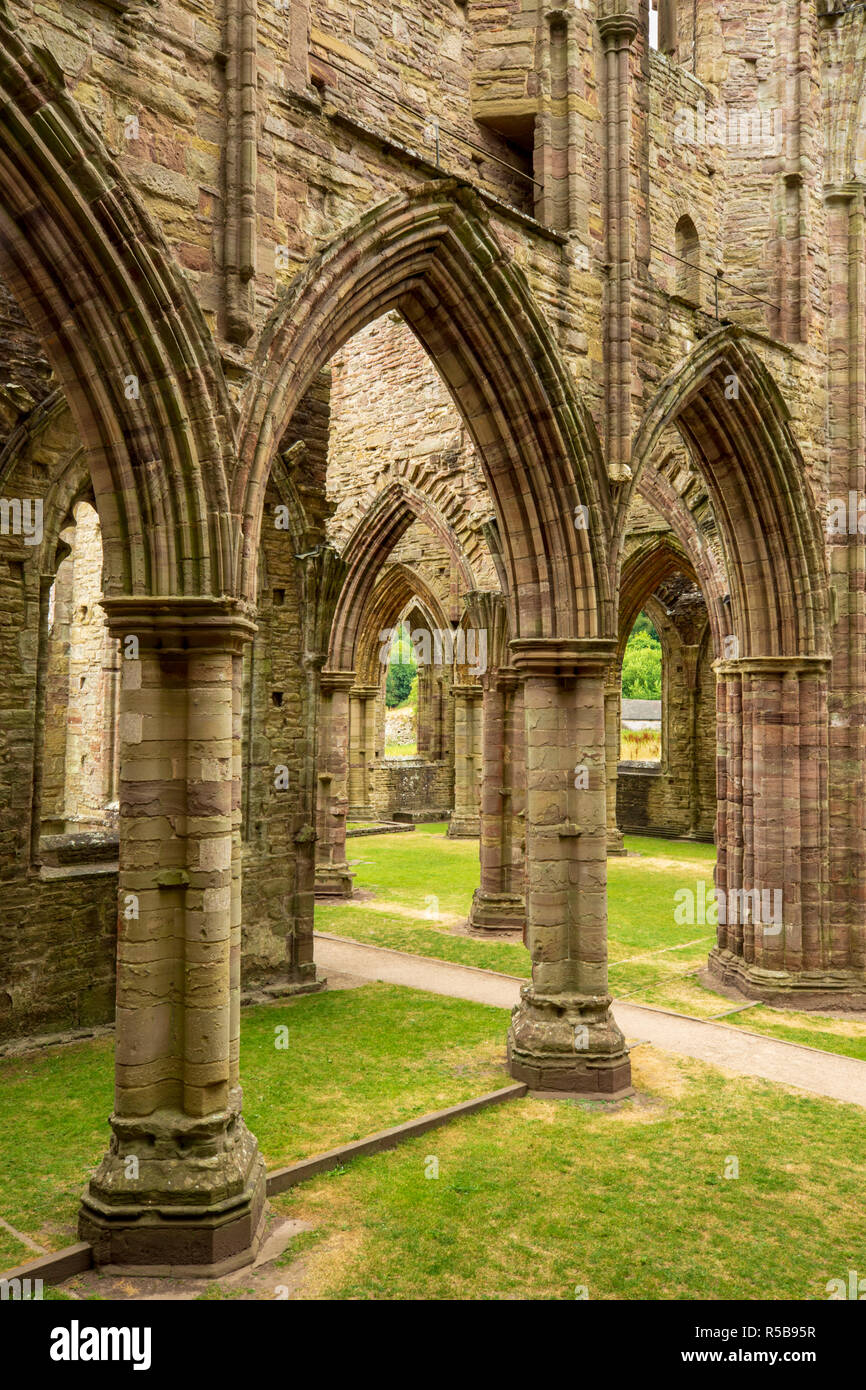 Tintern Abbey, Monmouthshire, Wales Stock Photo Alamy