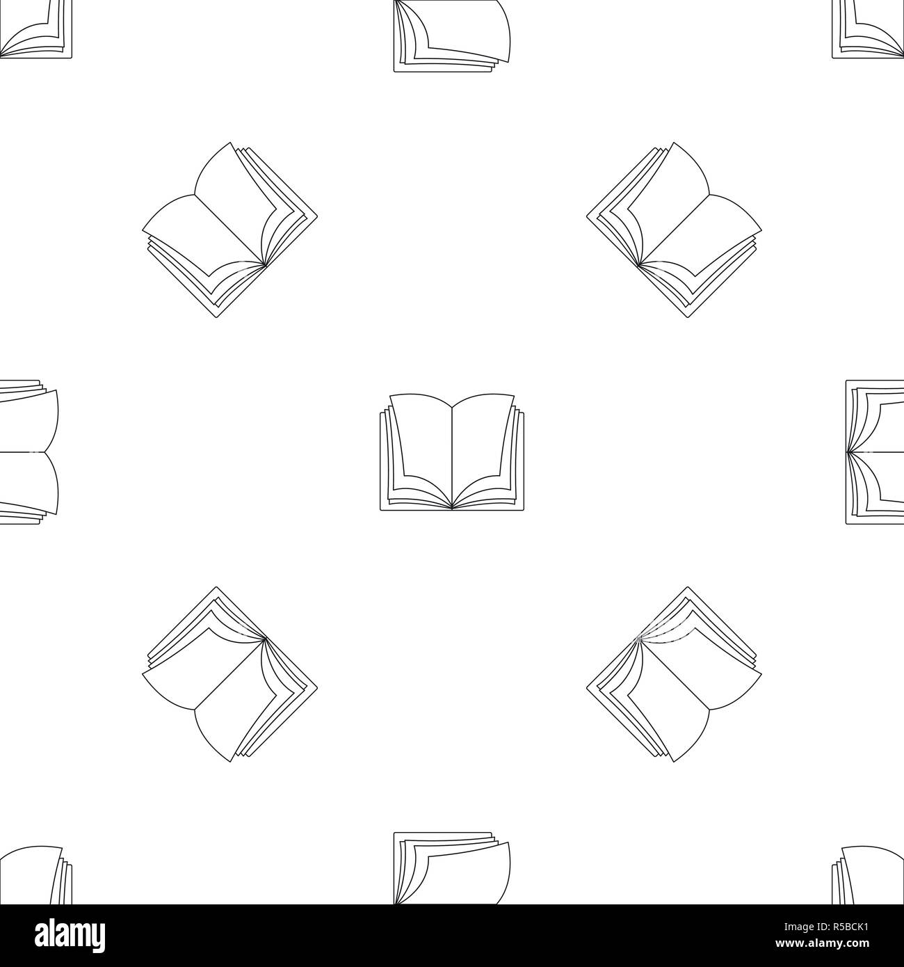 Schoolbook pattern seamless vector repeat geometric for any web design Stock Vector