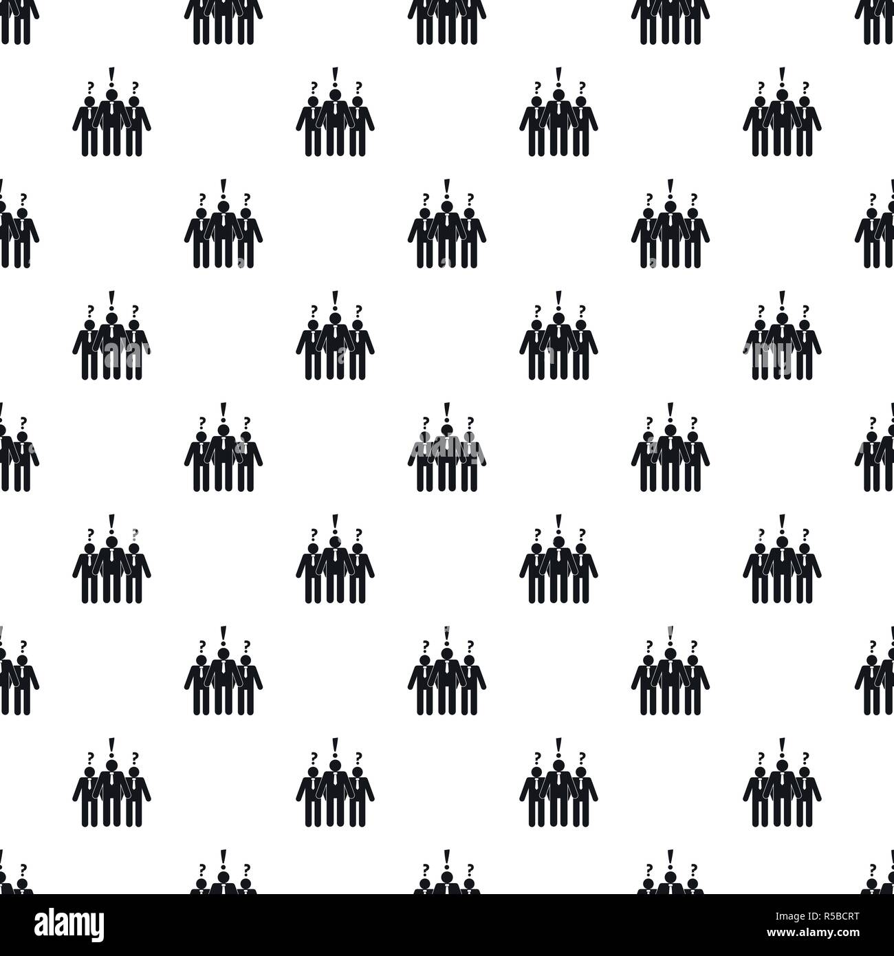 Asking teamwork pattern seamless vector repeat geometric for any web design Stock Vector