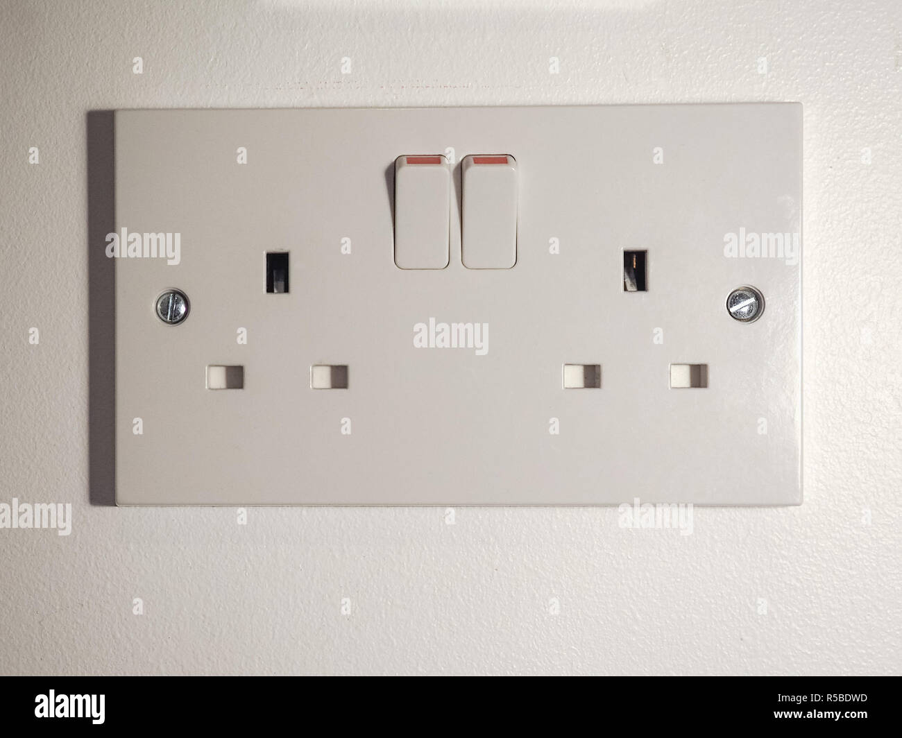 UK electric socket Stock Photo Alamy