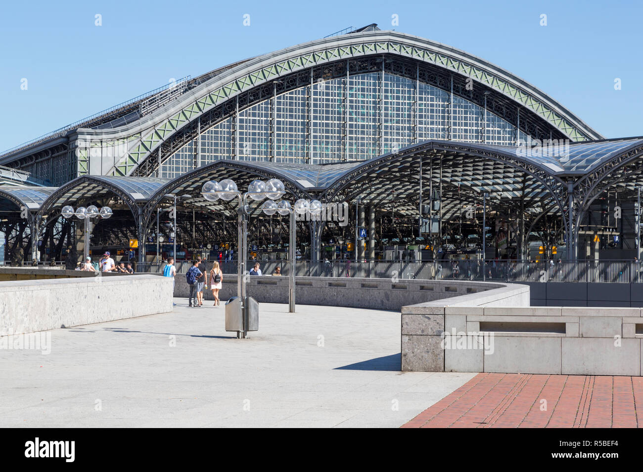 Cologne, Germany.  Train Station (Bahnhof). Stock Photo