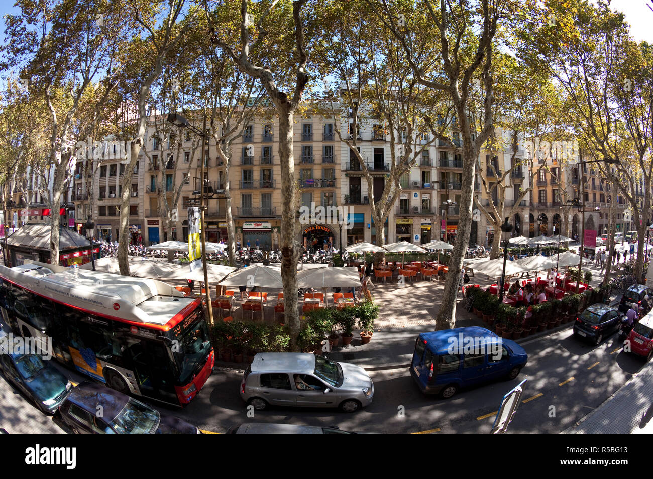 La Rambla (Las Ramblas), Barcelona, Spain Stock Photo - Alamy