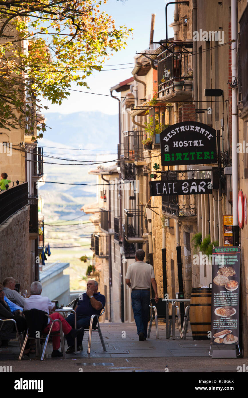 Spain, La Rioja Area, Alava Province, Laguardia, old town detail Stock Photo