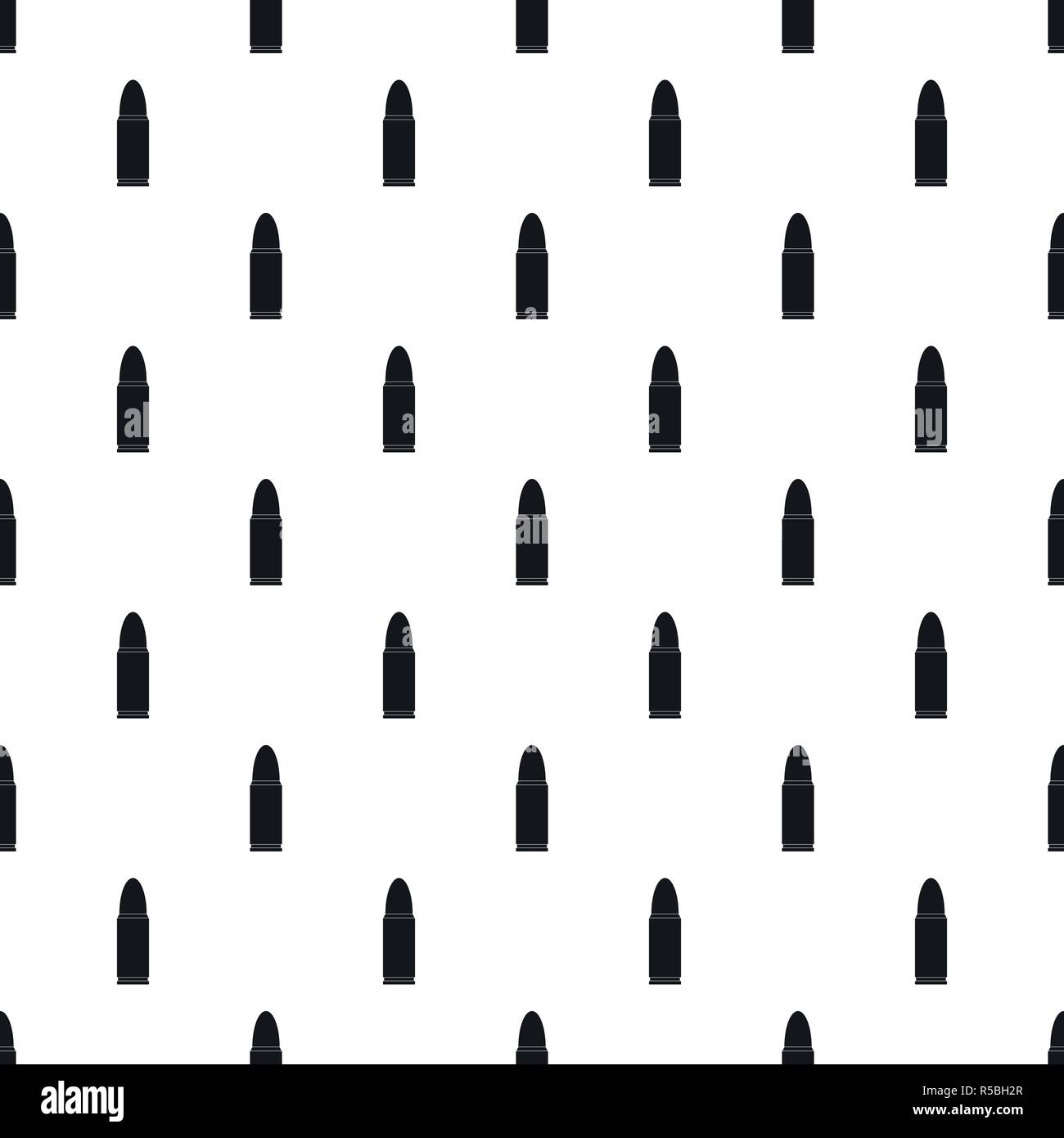 Metal cartridge pattern seamless vector repeat geometric for any web design Stock Vector