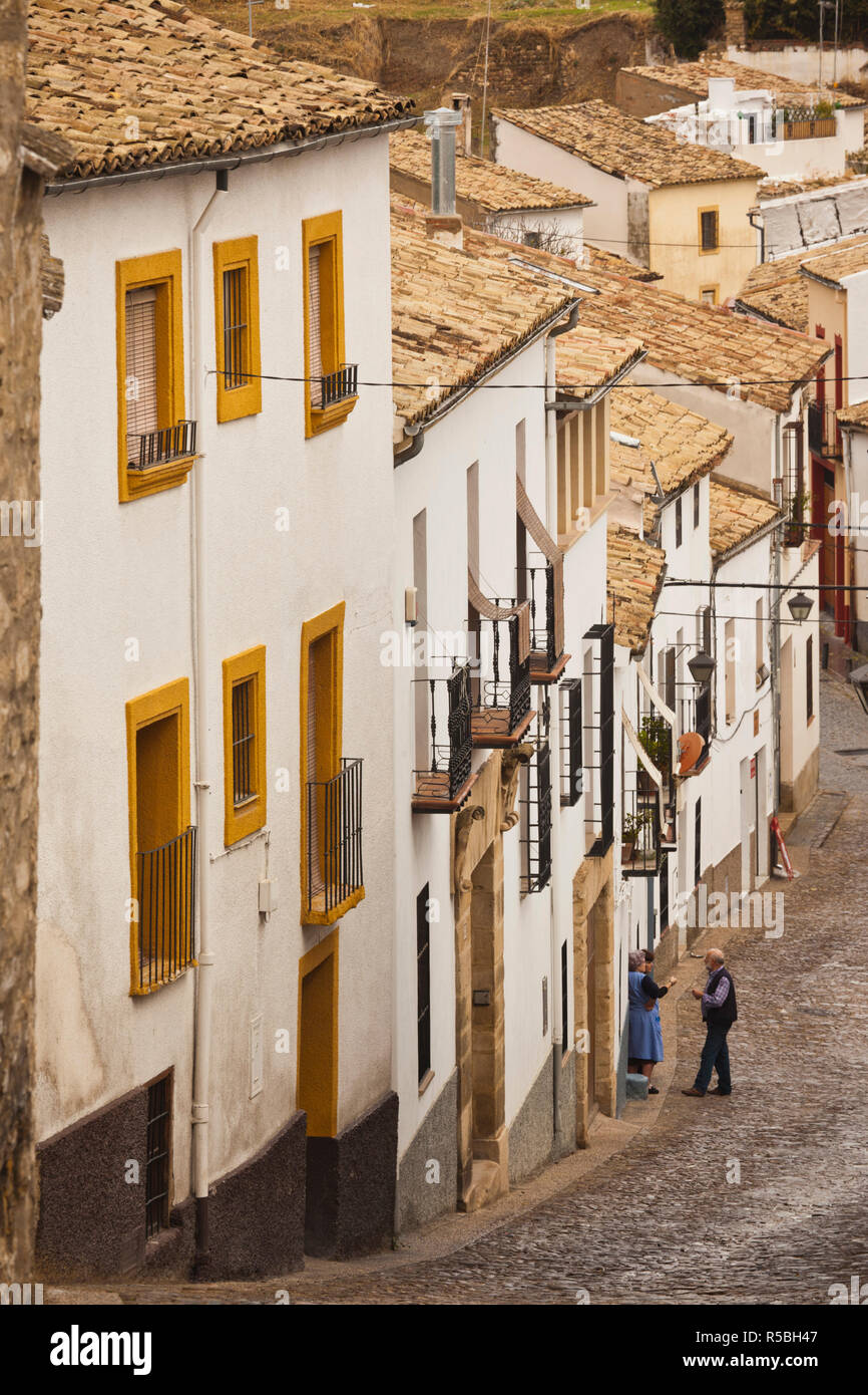 Spain, Andalucia Region, Jaen Province, Ubeda, town building detail