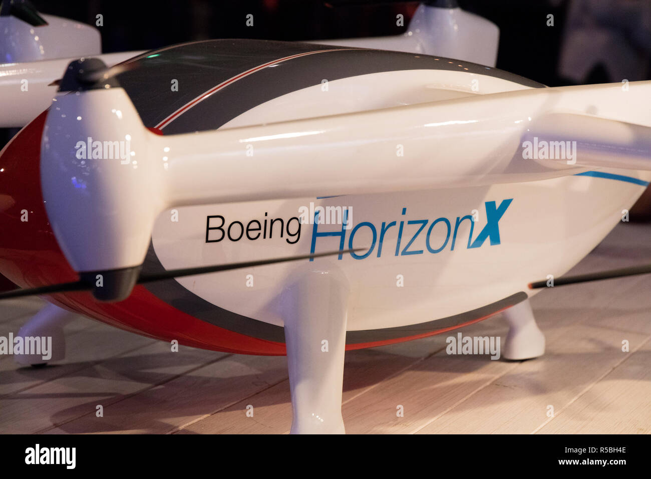 Amsterdam, Netherlands 28 november 2018; Boeing horizon drone in Amsterdam Stock Photo