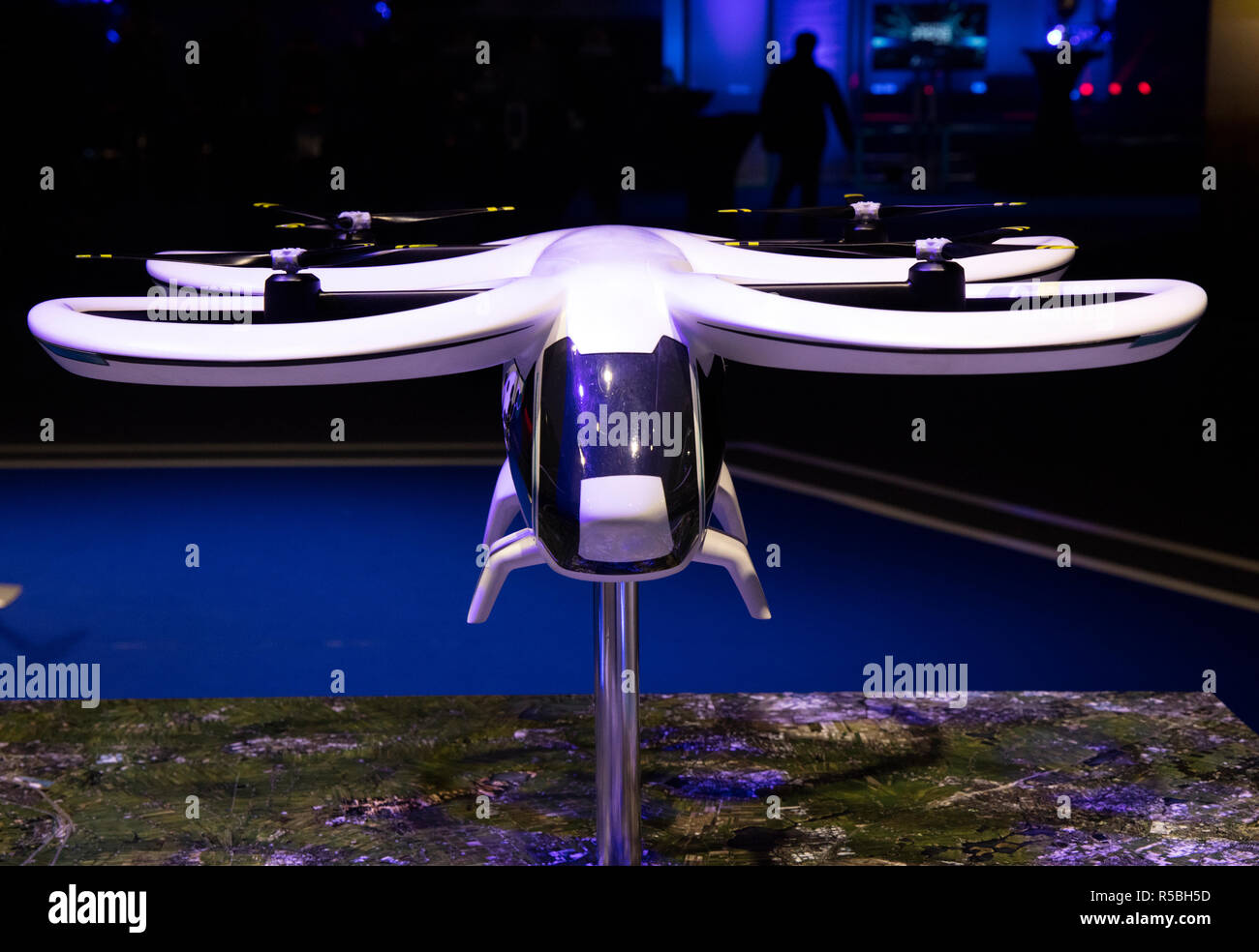 Amsterdam, Netherlands 28 november 2018: Drone in the expo centre Rai in Amsterdam Stock Photo