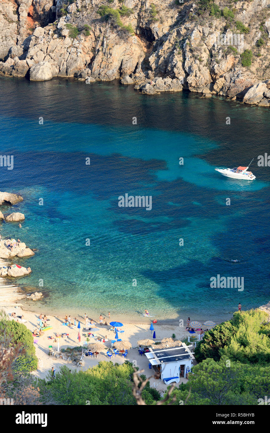 Spain, Balearic Islands, Ibiza, Portinatx Beach Stock Photo