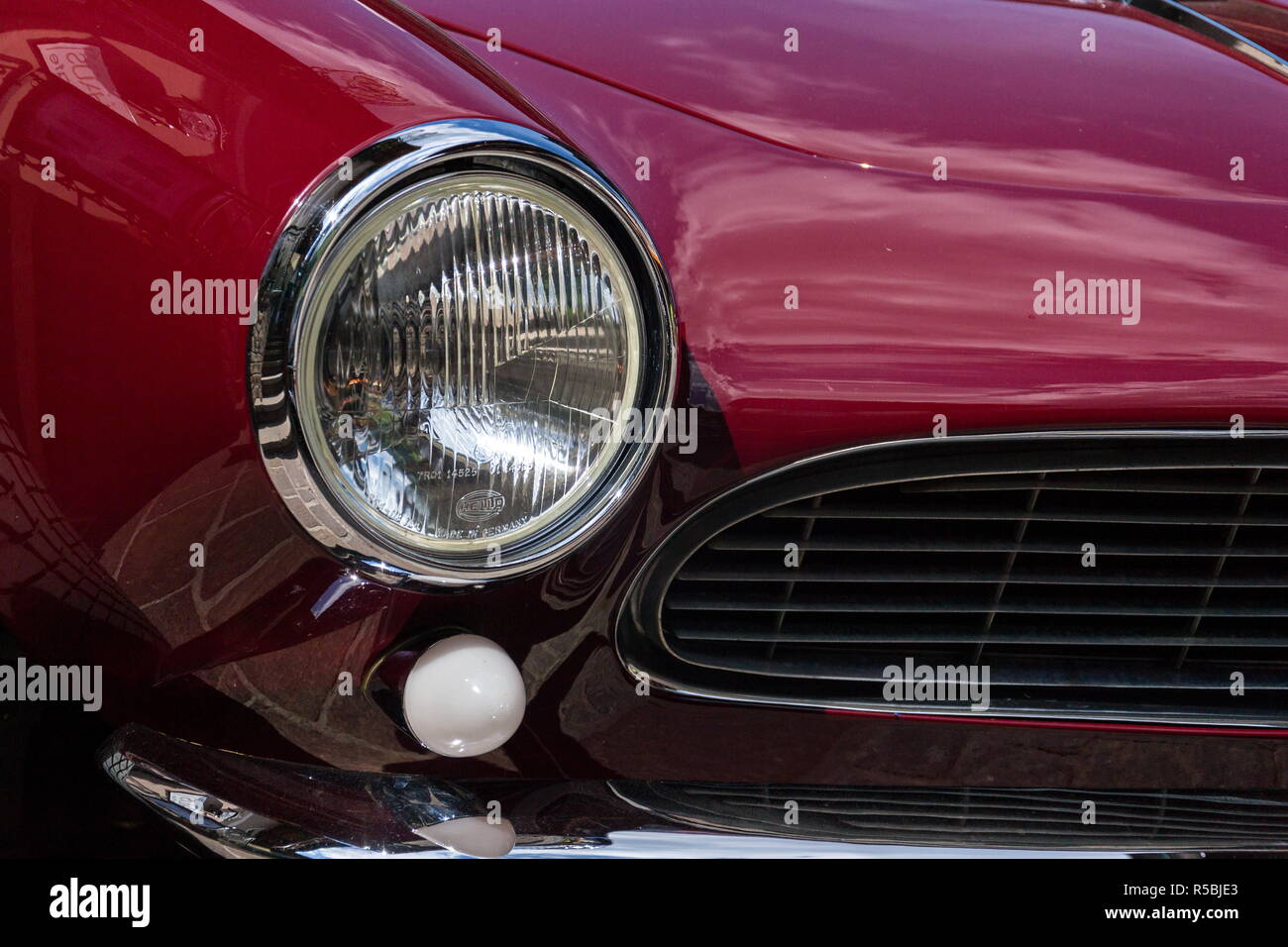 SAALBACH-HINTERGLEMM, AUSTRIA - JUNE 21 2018: Vintage car BMW 507 roadster oldsmobile veteran produced from 1956 to 1959 on June 21, 2018 Stock Photo