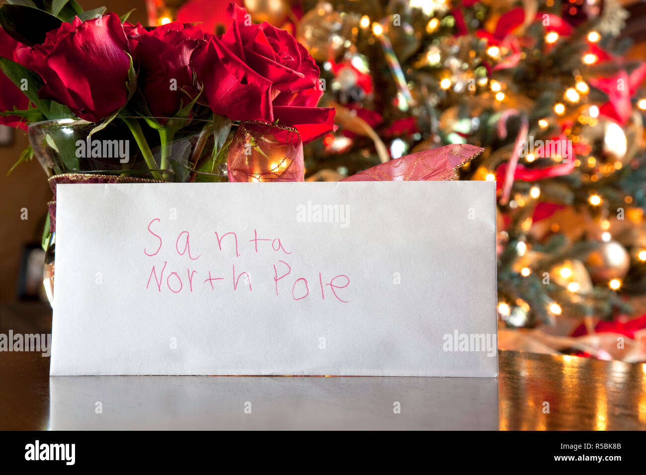 Letter to Santa Stock Photo